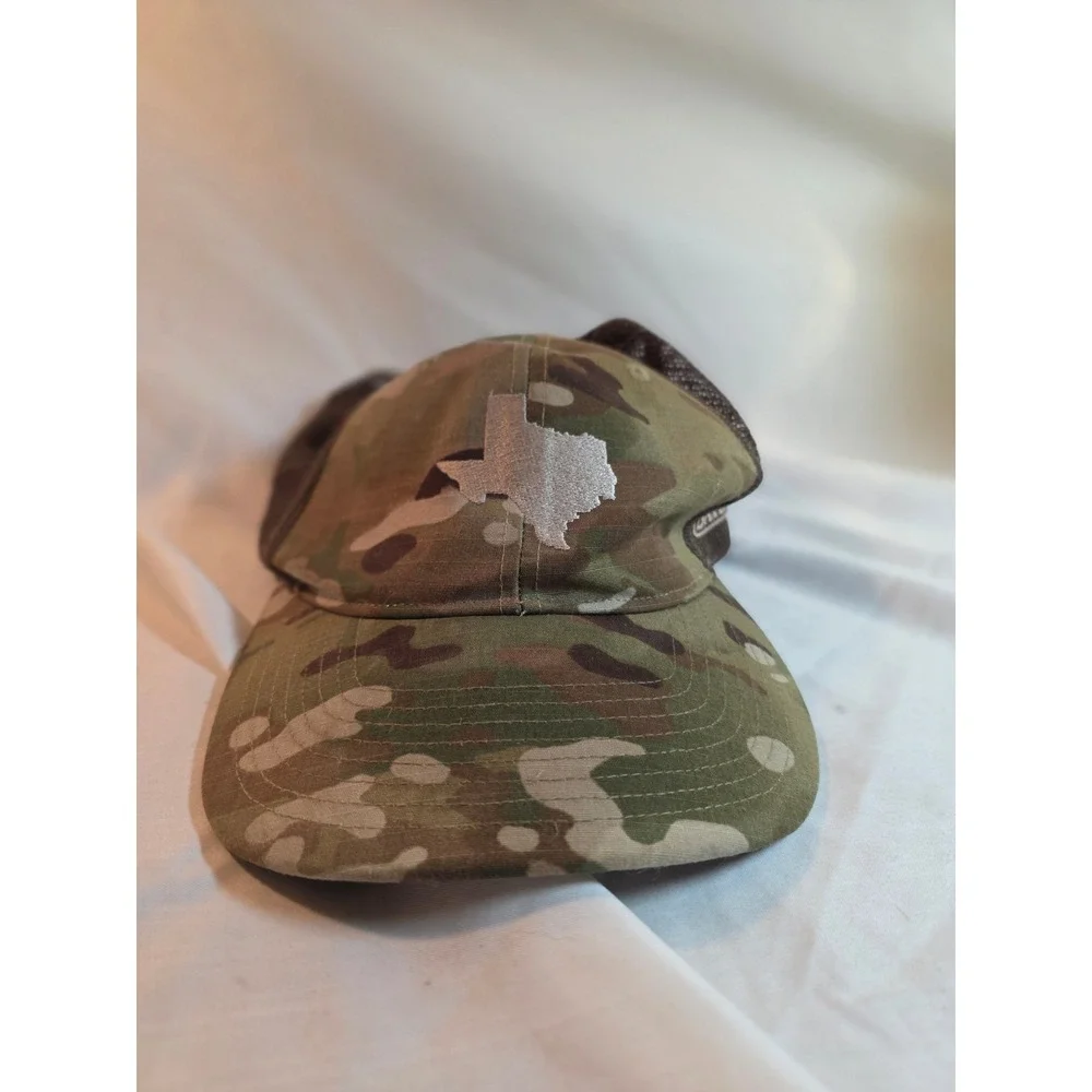Richardson 862 Texas Multicam Camo Trucker Hat Snapback Barnsco Mesh Cap Mens